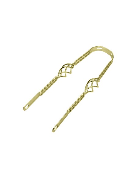 20 Cage Twisted Fender Braces Gold.